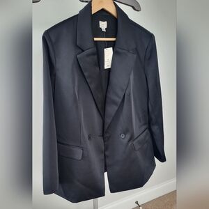 a new day Midnight Black Blazer